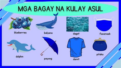 Bagay Na Kulay Asul: +5 Halimbawa Ng Mga Bagay Na Kulay Asul.